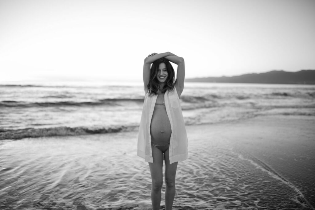 Growing a beautiful belly in style as photographed by Los Angeles birth photographer and videographer Diana Hinek for Dear Birth