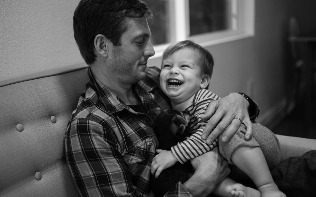A day in the life Black and white image by Los Angeles family photographer Dear Birth