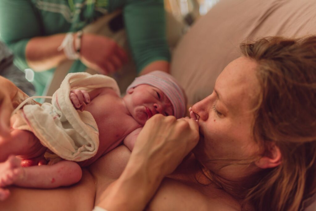 an emotionally beautiful november birth captured by Los Angeles birth photographer Diana Hinek for Dear Birth