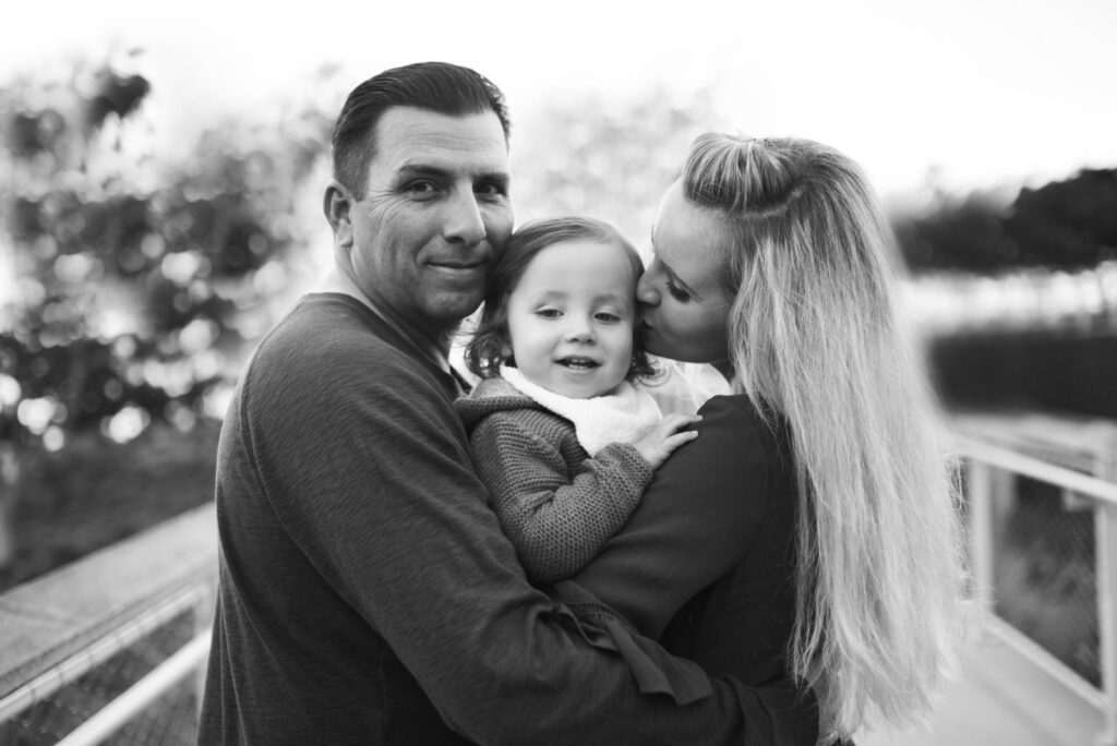 beautiful family portrait at the park as photographed by Los Angeles birth and family photographer Diana Hinek for Dear Birth