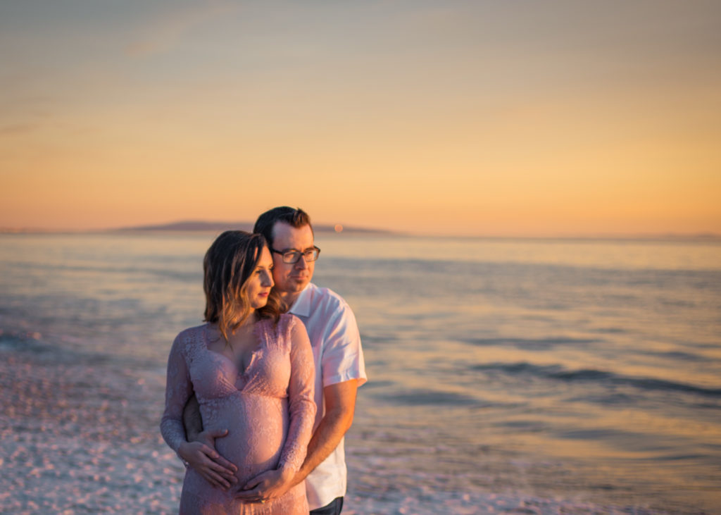 Beautiful belly photography session in the woods with Los Angeles maternity and birth photographer Diana Hinek for Dear Birth