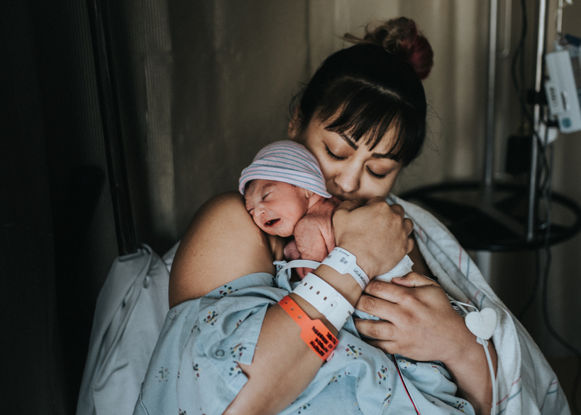 Baby Agape Miracle Birth Story photographed by Los Angeles birth photographer Diana Hinek for Dear Birth