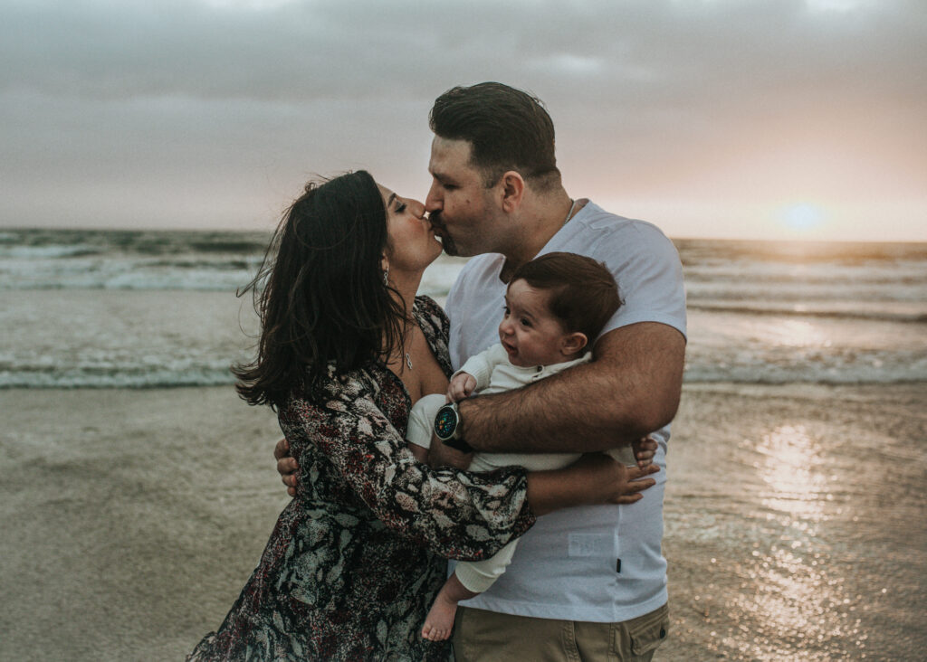 Family session on a stormy day at the beach by ArtShaped Photography in Santa Monica