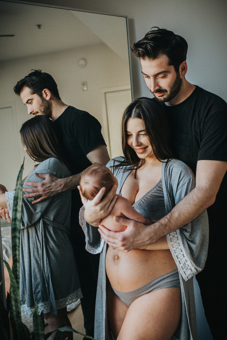 Fresh 48 Session with Los Angeles birth photographer videaographer Diana Hinek for Dear Birth