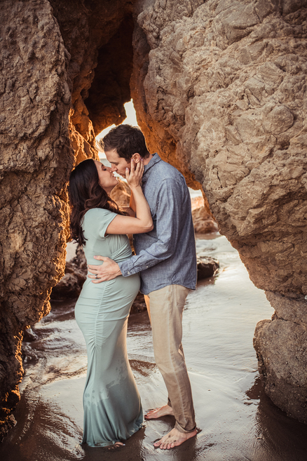 Maternity Session in Malibu by Los Angeles family photographer and videographer Diana Hinek for Dear Birth